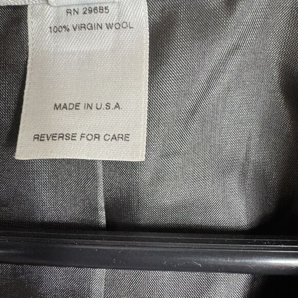 vtg PENDLETON Pure New Wool Blazer Jacket 14 Gray‎ 100% Wool Made in USA 90s - Picture 7 of 7